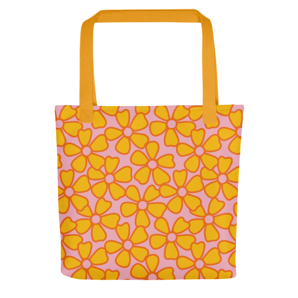 I like Origami and maybe 3 People, Funny Groovy Origami Tote Bag