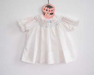 Vintage Baby Girl Dress with Embroidery by Cherubs