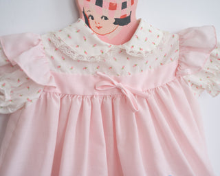 vintage baby girl dress pink