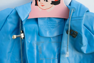 Vintage Vinyl Smurf Toddler Rain Jacket