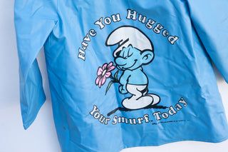 Vintage Vinyl Smurf Toddler Rain Jacket