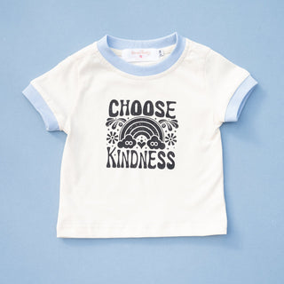 Choose Kindness Kids Retro Ringer Tee