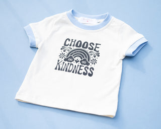 Choose Kindness Kids Retro Ringer Tee