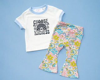 Choose Kindness Kids Retro Ringer Tee