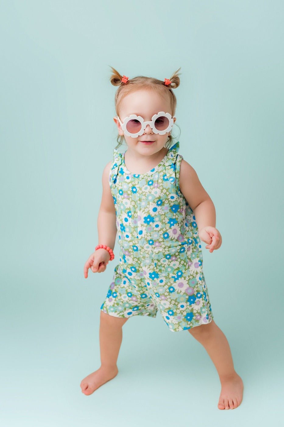 Sale 12-18 Flower Power Romper