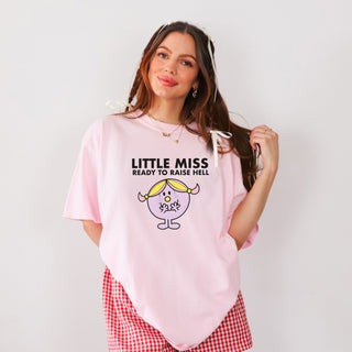 'Little Miss Ready to Raise Hell' Unisex Adult Comfort Colors T-shirt